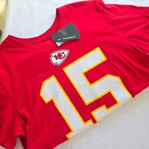 Nike Kansas City Chiefs Patrick Mahomes T-Shirt Mens XL‎ Red NWT Standard Fit 15